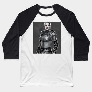 The Elder Scrolls - Nord Female Warrior Baseball T-Shirt